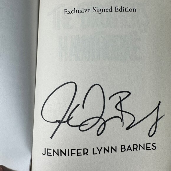 The Brothers Hawthorne Signed HCDJ Book 2023 Jennifer Lynn Barnes Penguin NEW - Picture 2 of 14